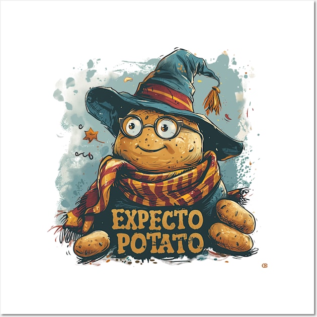 Expecto Potato - Fantasy Funny Wall Art by Fenay-Designs